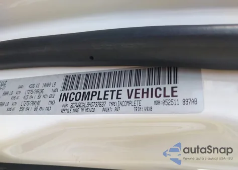 2017 Ram 3500 Chassis Tradesman/Slt from USA, damaged, VIN 3C7WRCAL9HG737637